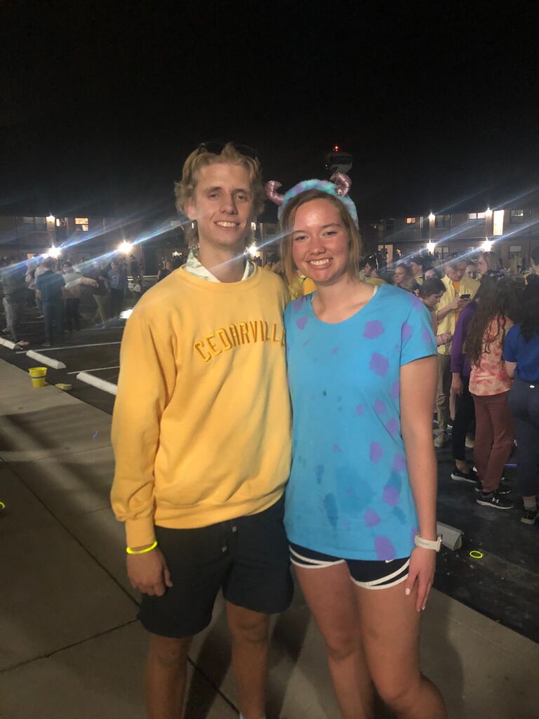 Matthew and Erica's first picture together