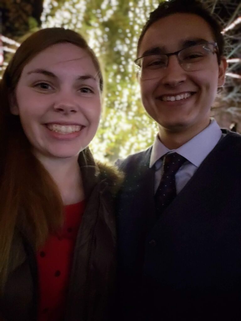 We met our freshman year at IU through our roles on our dorms' Honor's College Council. 