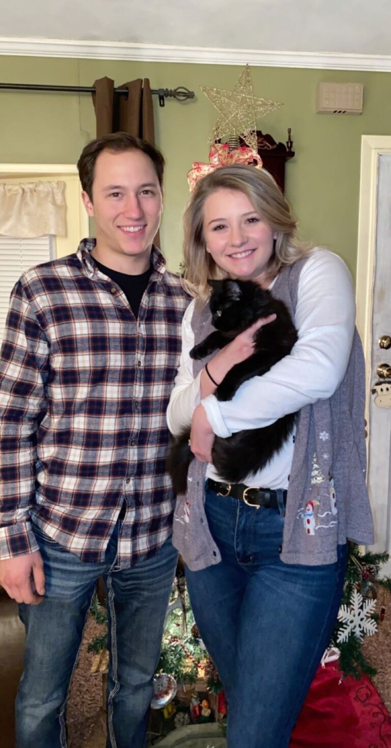Karly and Tyler had been together for a year when they decided it was a perfect time to adopt their first fur baby- Pepper. Pepper is the sweetest girl, full of attitude, and always hungry.  