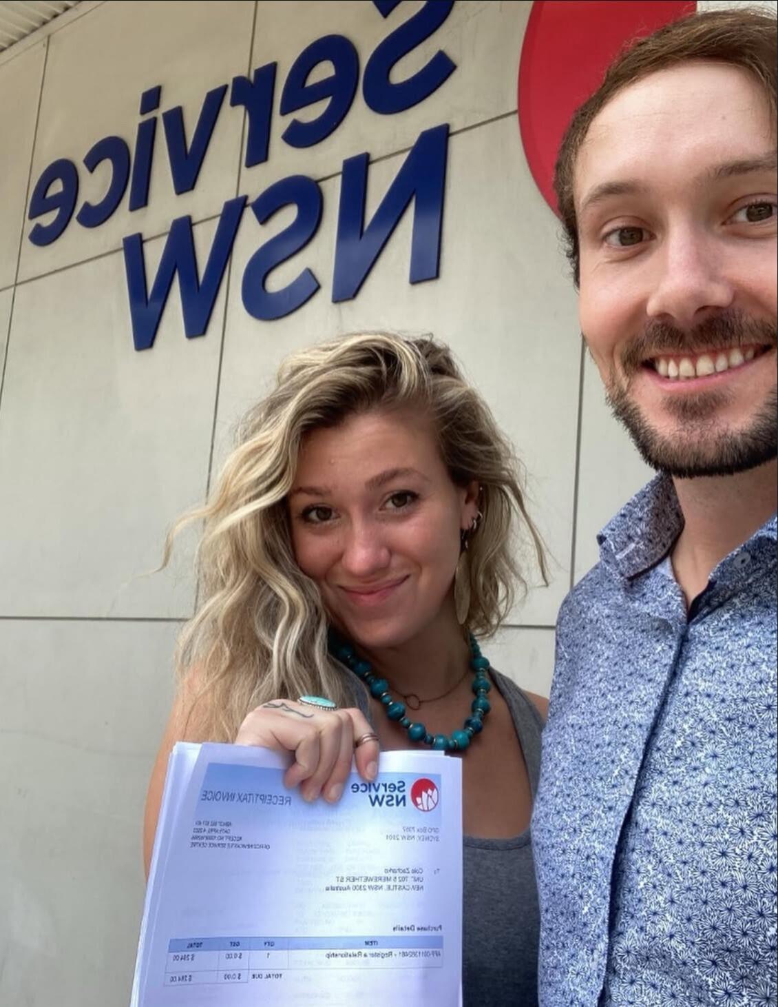 Cole and Avery "Register their relationship with NSW" so Avery doesn't get deported