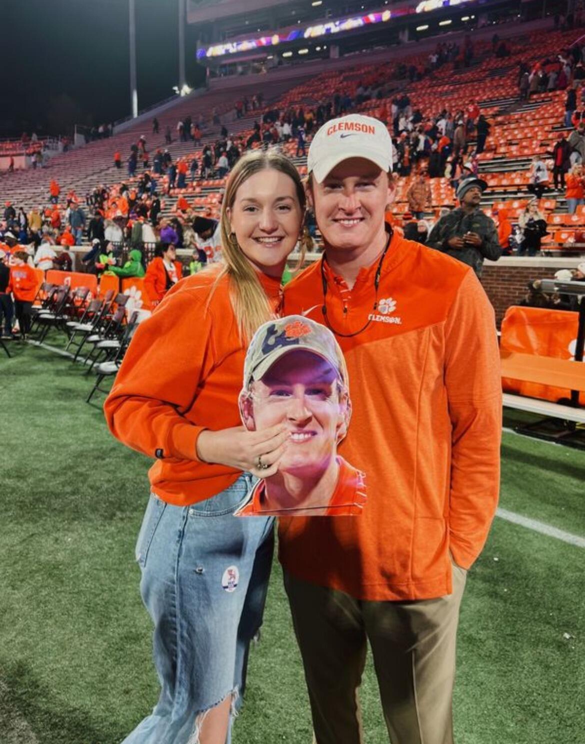 The fall of senior year, John and I celebrated a lot of lasts together. I had loved watching him from the stands all season and cheering on the Tigers together from different areas in the stadium. Meeting him at the 50 yard line at the end of each game had become my favorite tradition. 