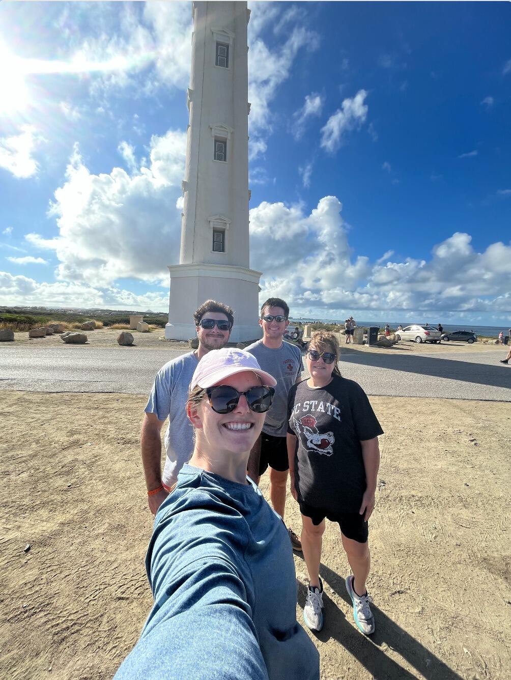 Trip to Aruba! Little did Becky know Cameron also let Christopher and Mrs. Renfrow in on the engagement plan on this trip!