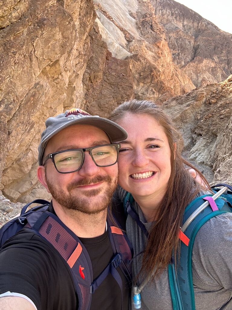 Enjoying the hike!
