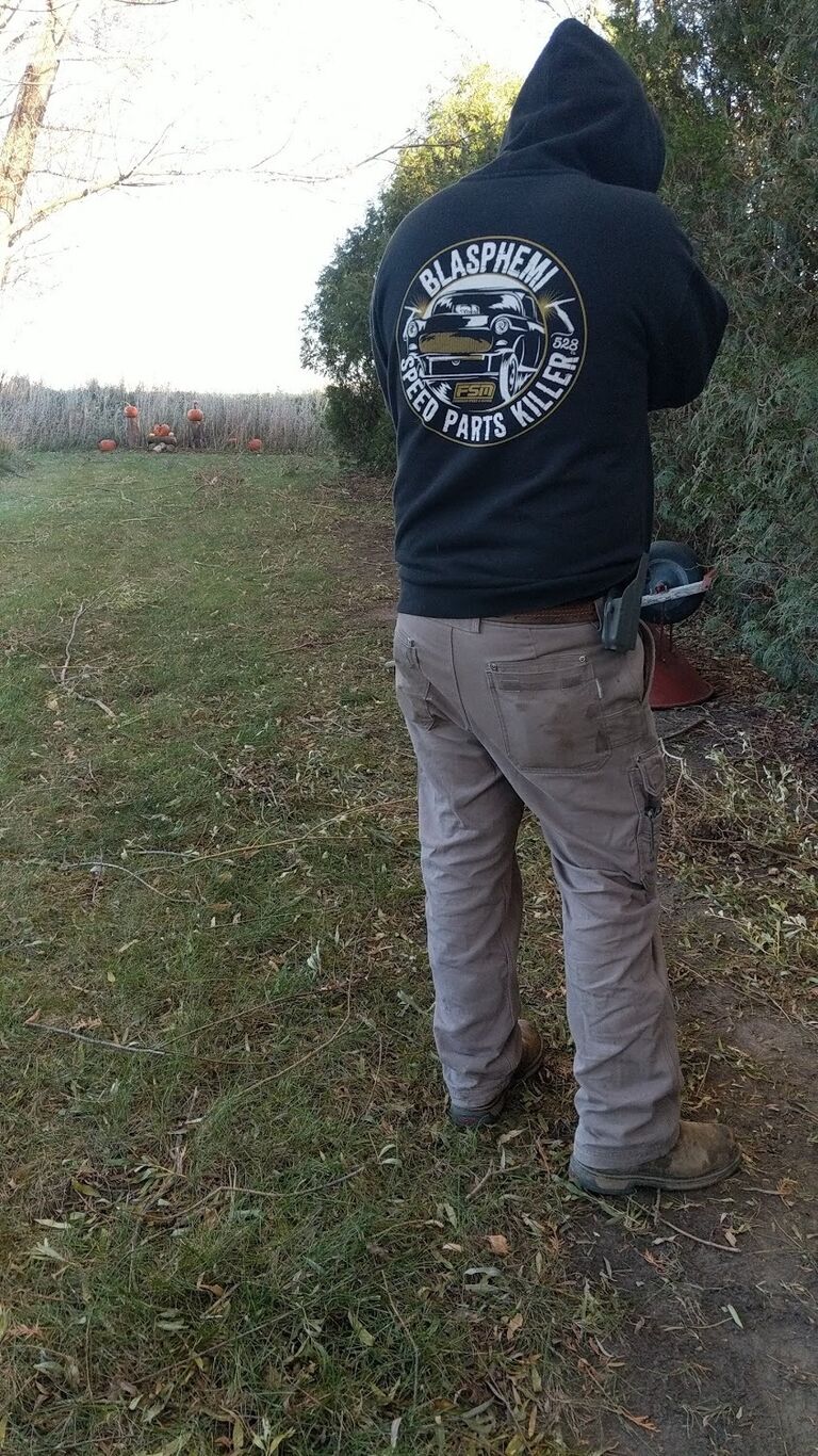 Target shooting pumpkins