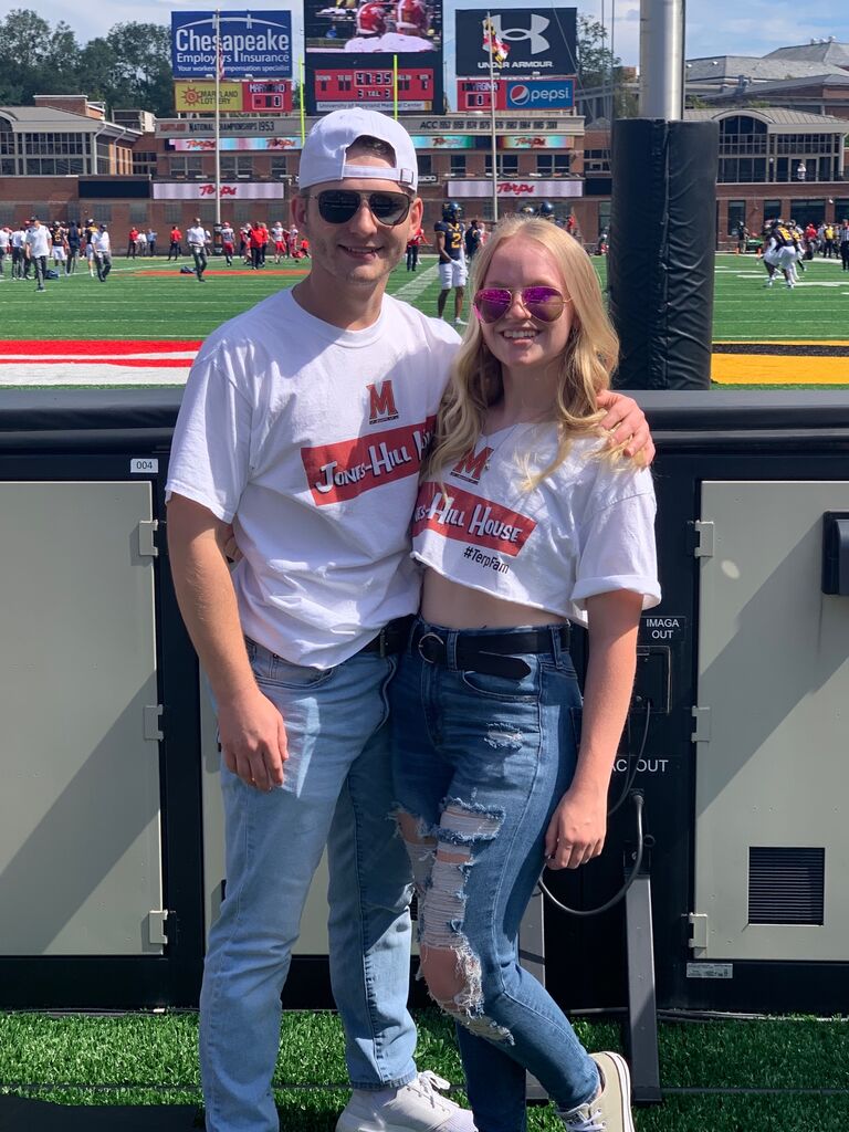 UMD Fall 2021 Semester - First Football Game of the Season (They won!)