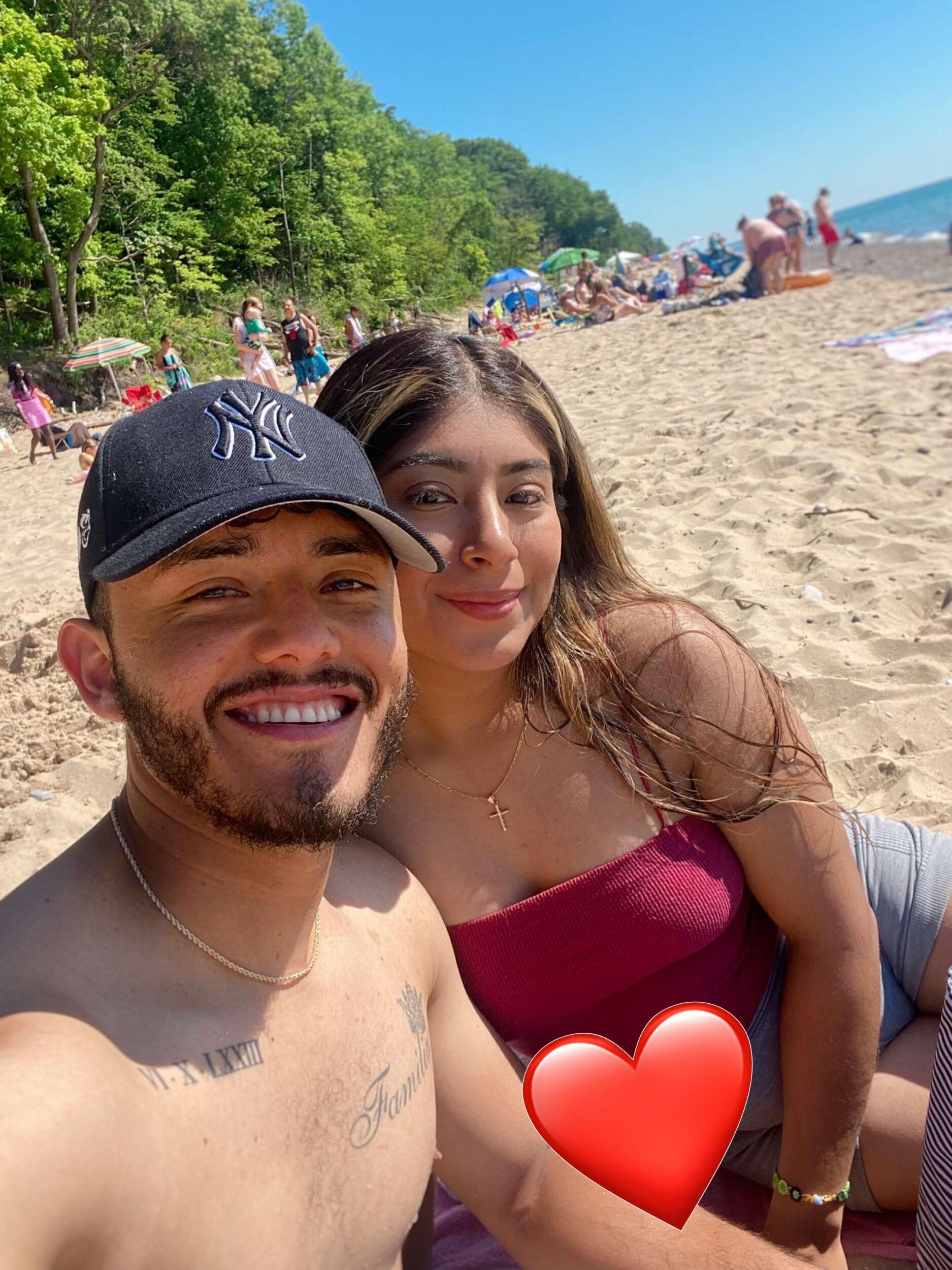En el lago Michigan 