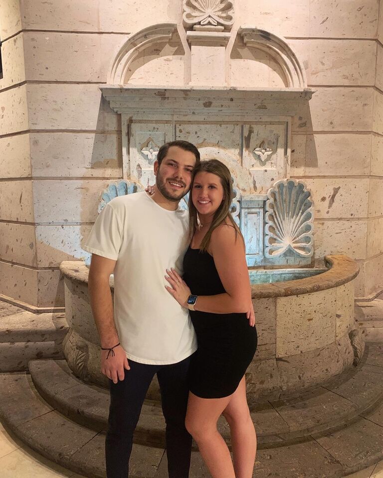Our first trip out of the country together.