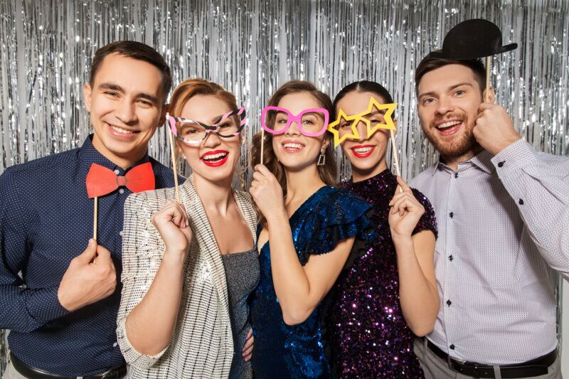 Photo Booth Prom Themed Birthday Party Idea