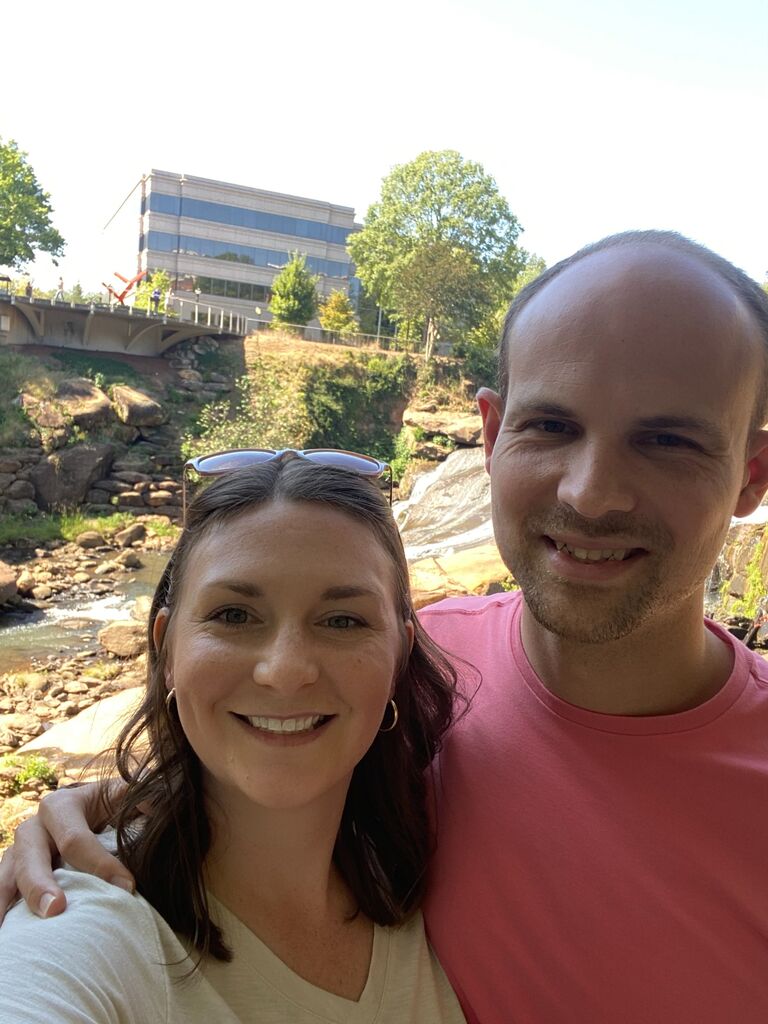 Chris joined me on a day trip to Greenville, SC during my fall break off work.