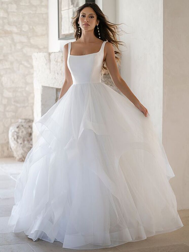 Allure Bridal square neck wedding gown