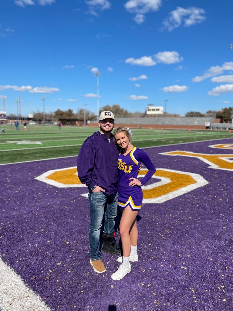 Lots of visits to come watch me cheer at Hardin-Simmons!