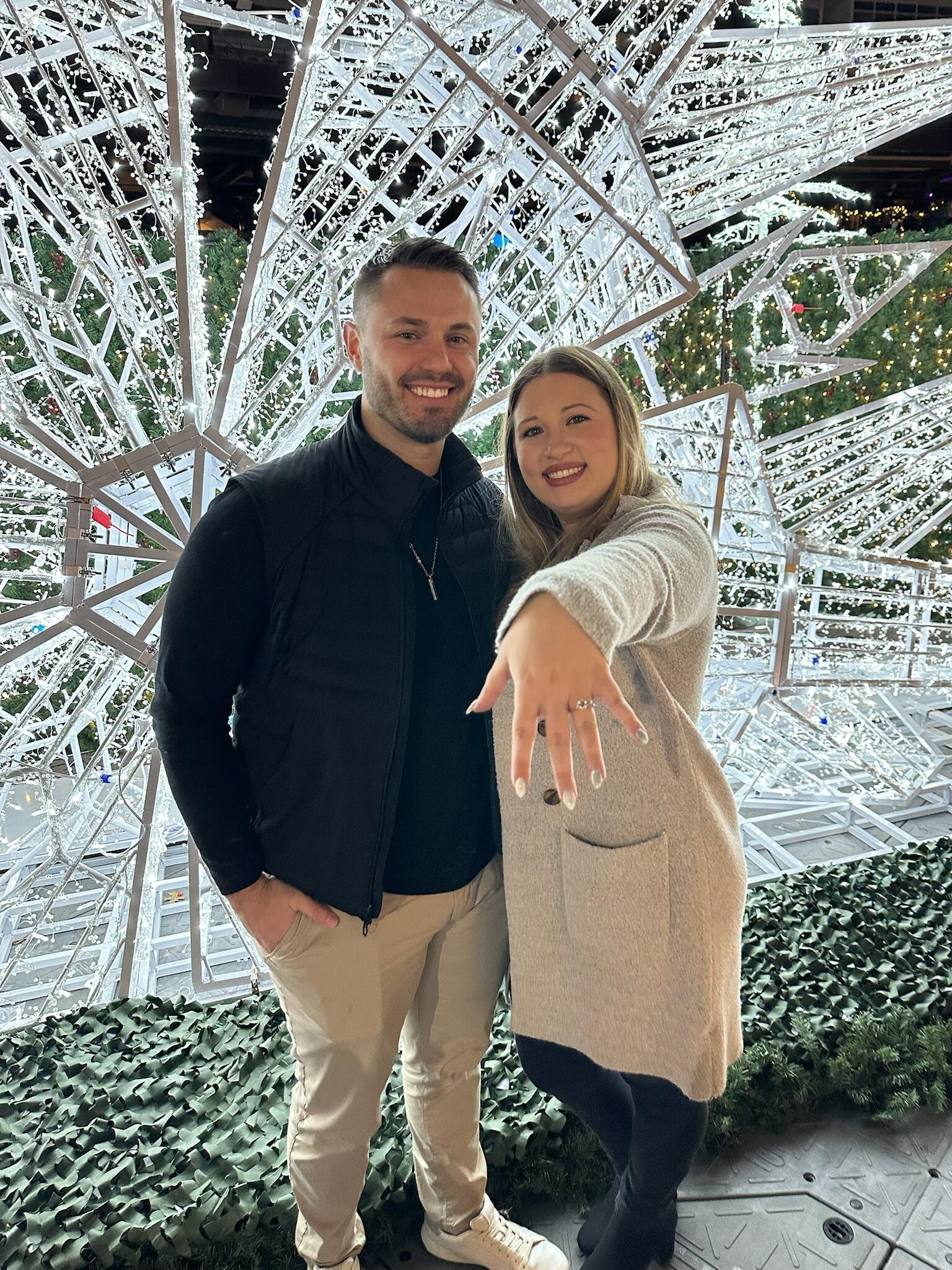 She said yes! 
*On the 21st*