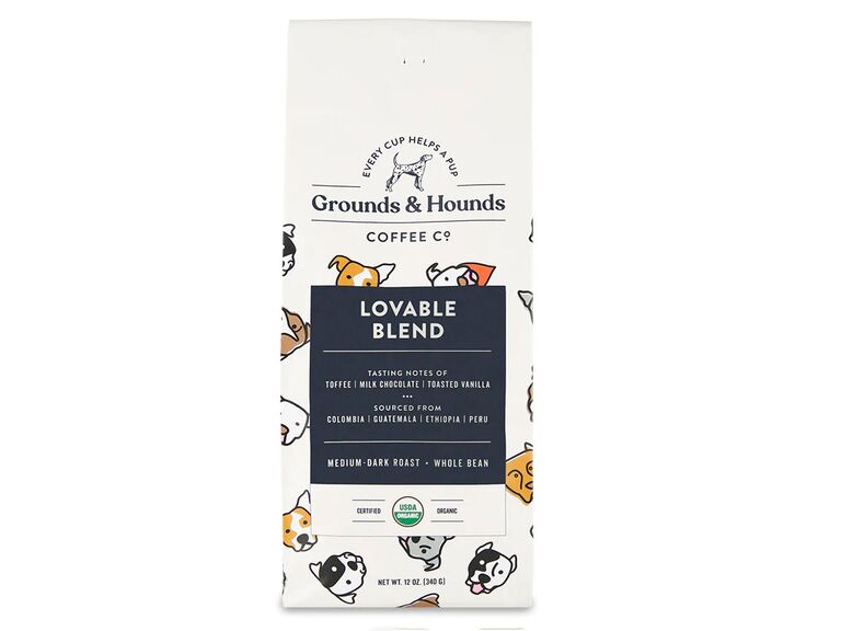Grounds & Hounds coffee blend stocking stuffer for husband