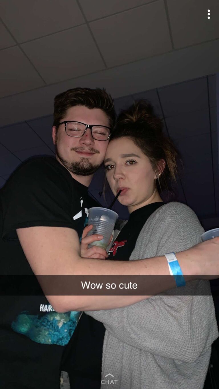 First picture together as official boyfriend and girlfriend