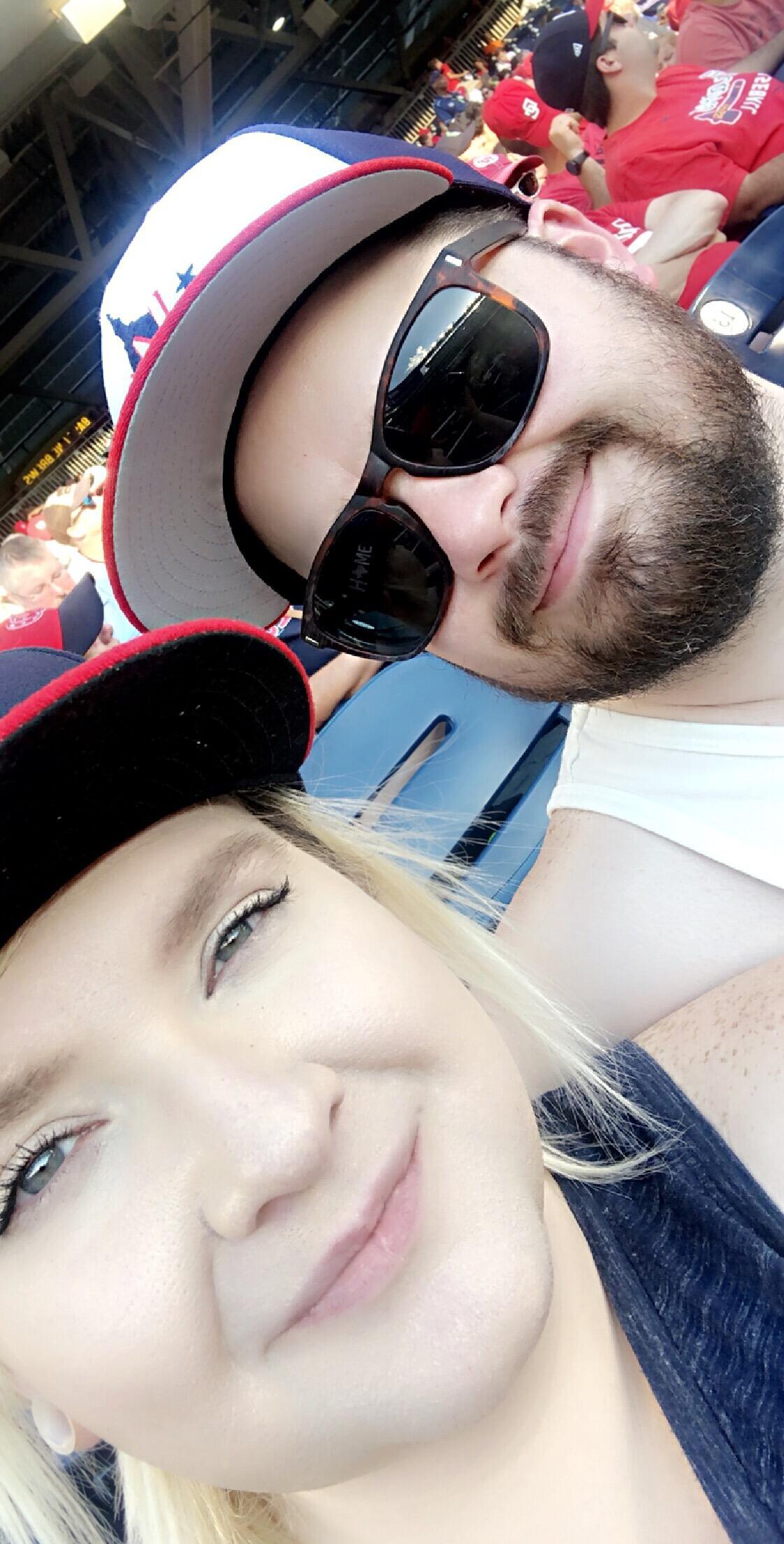 Ending his 30th birthday with at a Washington Nationals game!  