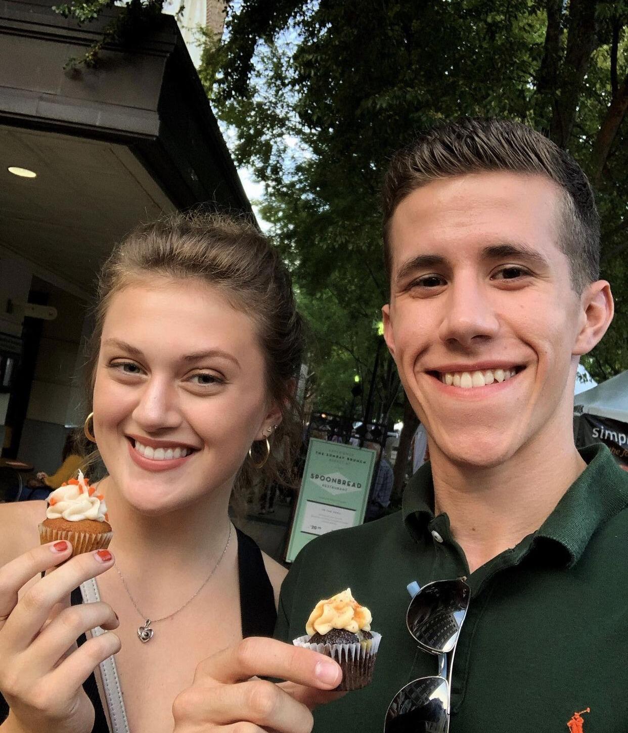 Celebrated our 1 year anniversary during 'Fall for Greenville' and visited the same pumpkin patch we had our first date on to reminisce!