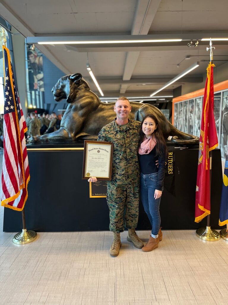 Corey's Promotion to Master Sgt at Princeton University 
