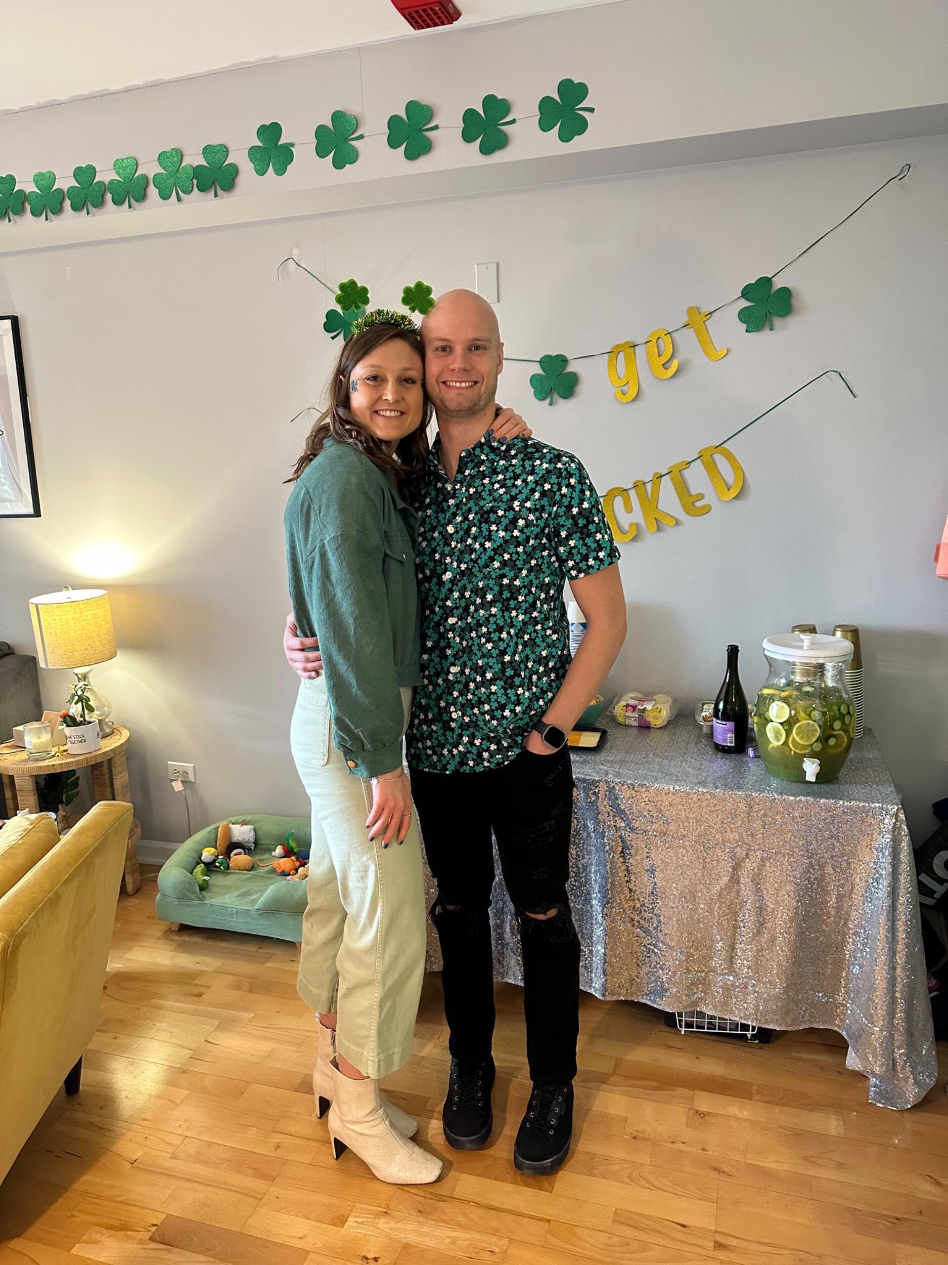 St. Patty's Day!! Katie & Jen hosted a party 