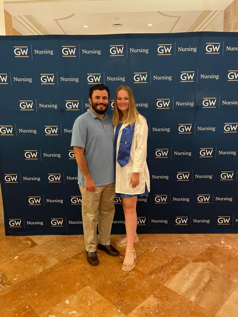 Kati's graduation from George Washington University School of Nursing.