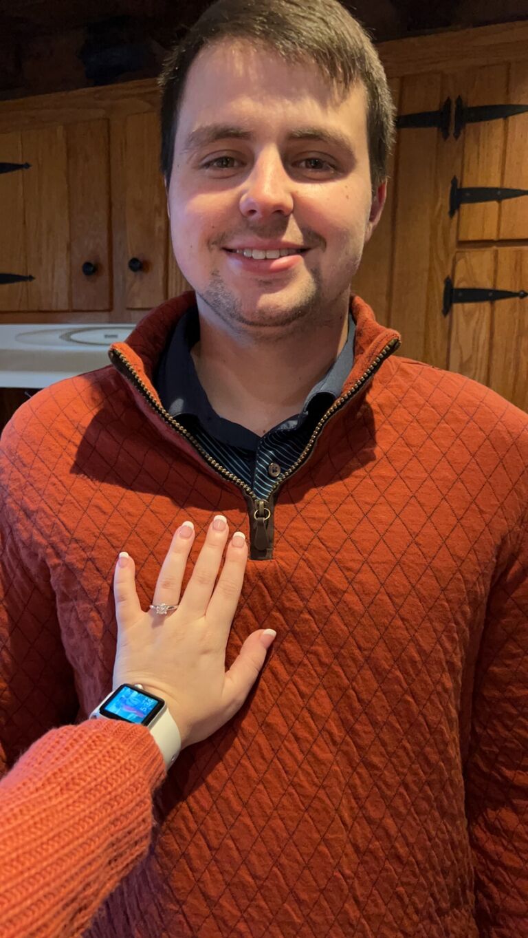 The day we got engaged. Best day of my life!!