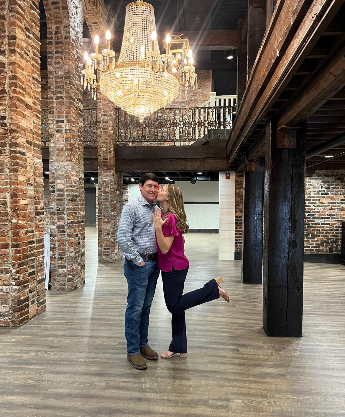 Jenna and Drew confirmed the wedding date and selected the venue. We cannot wait to become the Tomlins! :)