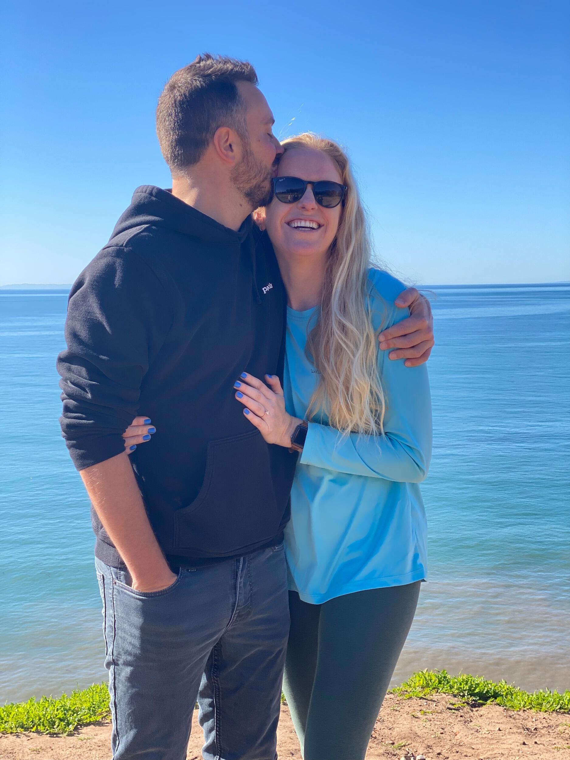 Davide proposes to Breena at Douglas Family Preserve in Santa Barbara which is the same park they had their first date when Davide visited Santa Barbara for the first time.
