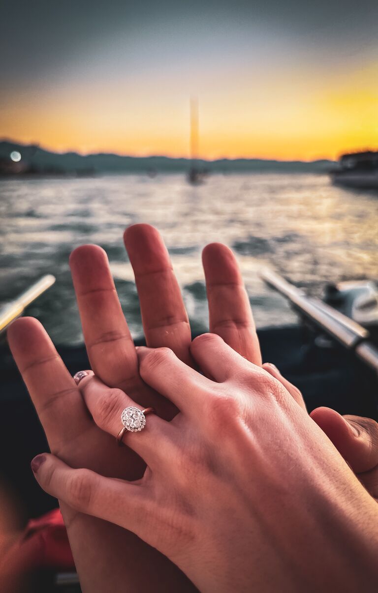 And so it begins...Brett proposes at sunset on a trip to Puerto Vallarta where he rents a large sleeper Catamaran. When we got off the boat a couple of wedding photographers approached us and asked if they could take photos of us for their website because we looked so in love (no this was not planned!). We then head to an Italian restaurant for dinner where there are fireworks over the water (no, this was also not planned!).