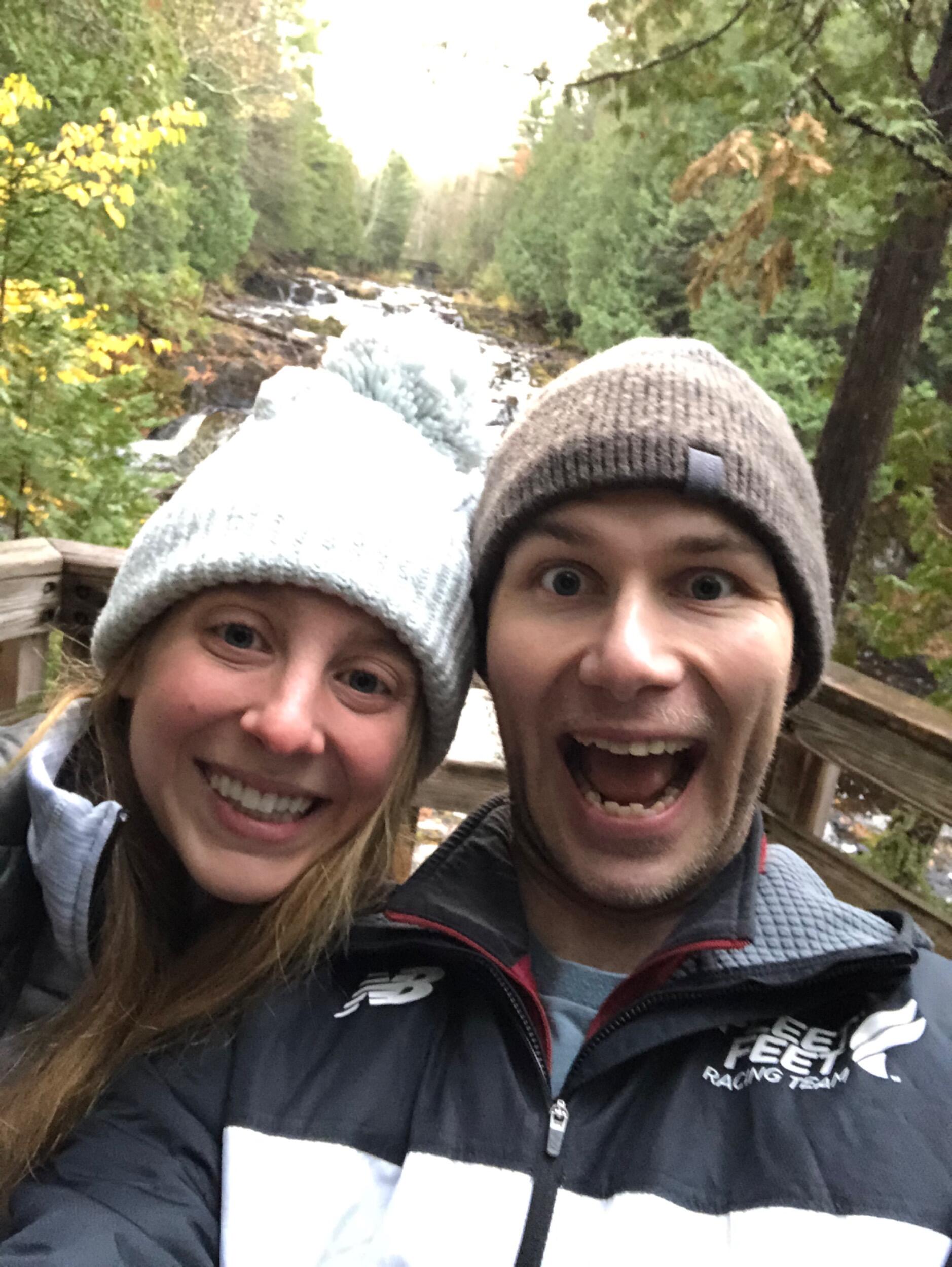 John and Nora go camping at Copper Falls in northern Wisconin.