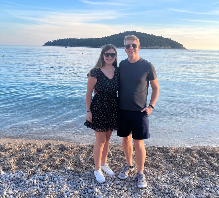 Went swimming in the Adriatic Sea!