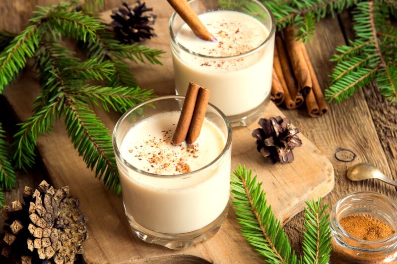 Holiday Party Ideas and Themes - eggnog