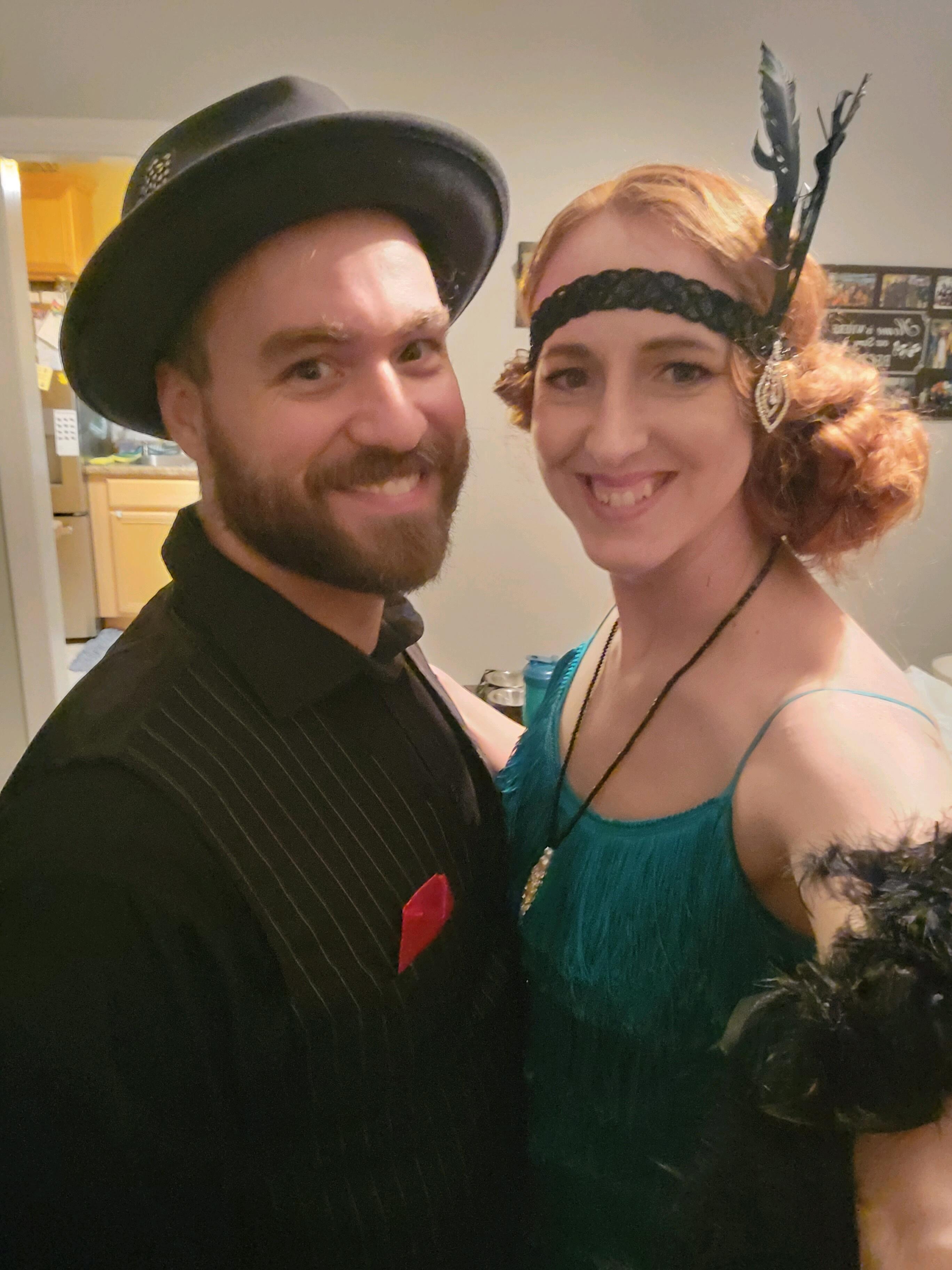 Our first couple's costume 