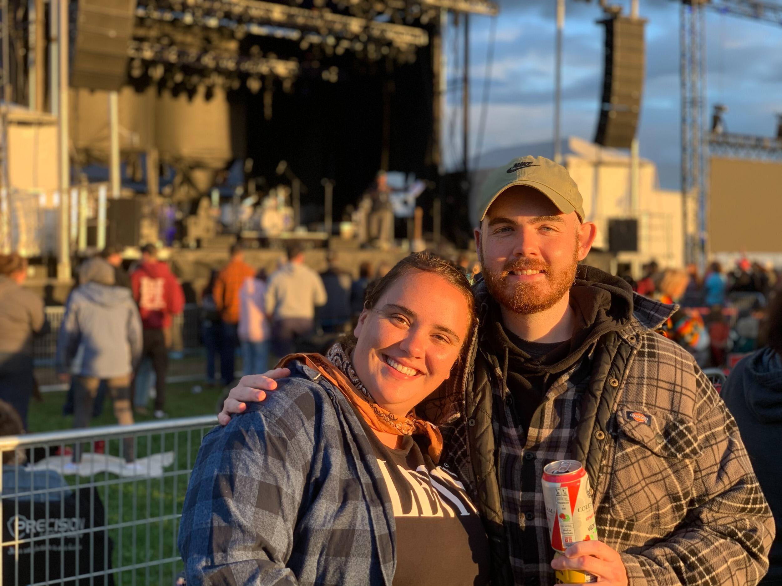 First concert together, The Reklaws!