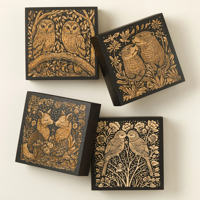 Wood engraved illustration