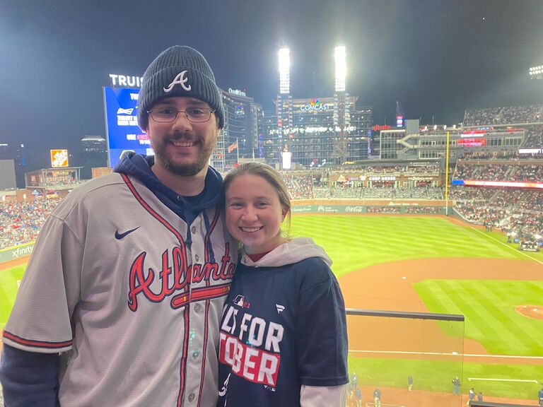 Last minute decisions to drive to Atlanta from NC and buy game 6 World Series tickets at the box office will always be one of our most fond memories together!