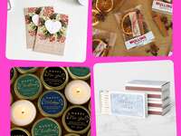 Four winter wedding favor ideas 