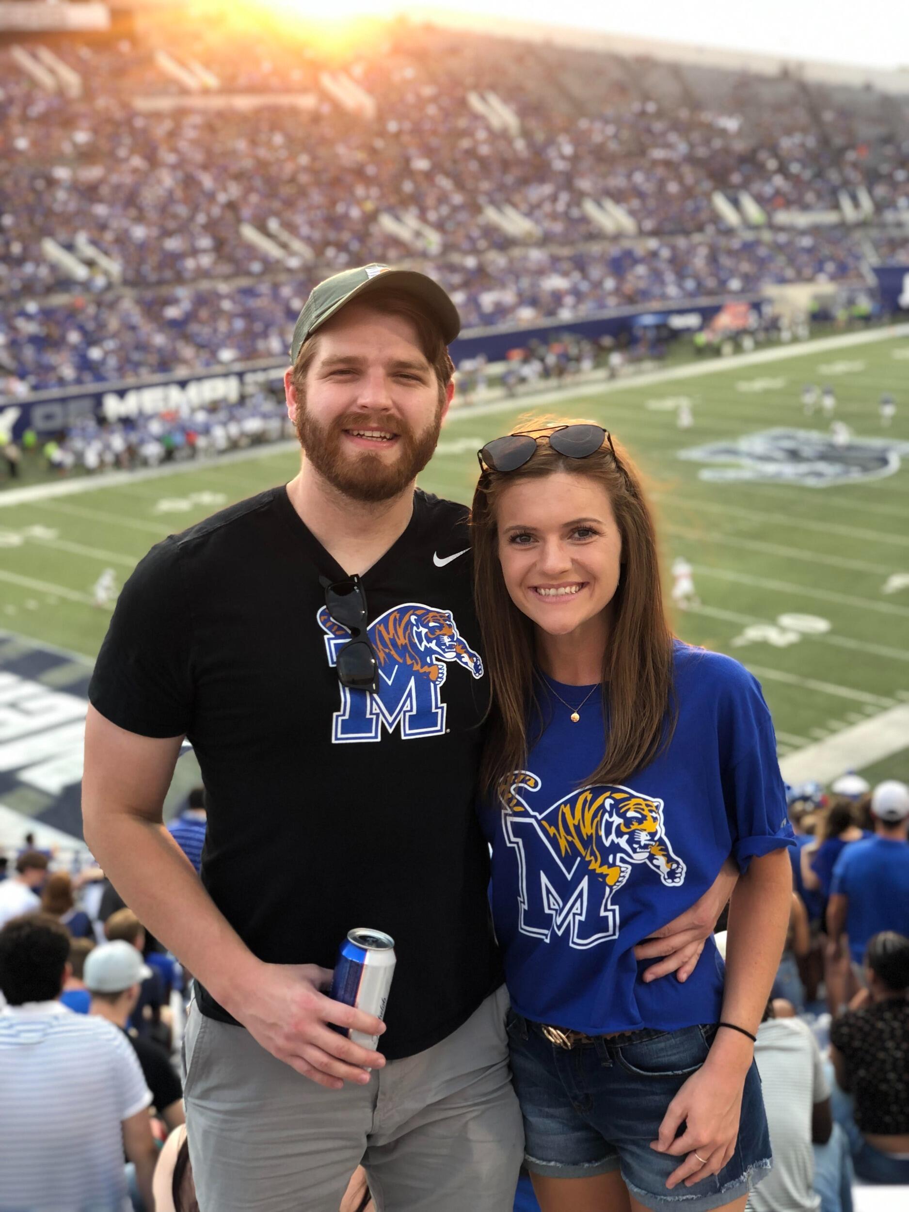 First Tiger football game together