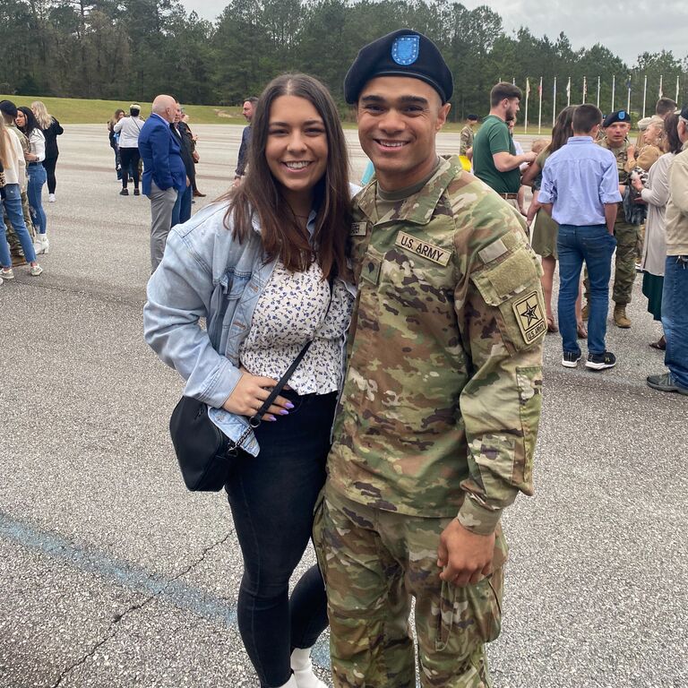 Noah joined the Army and we started 6 months of long distance