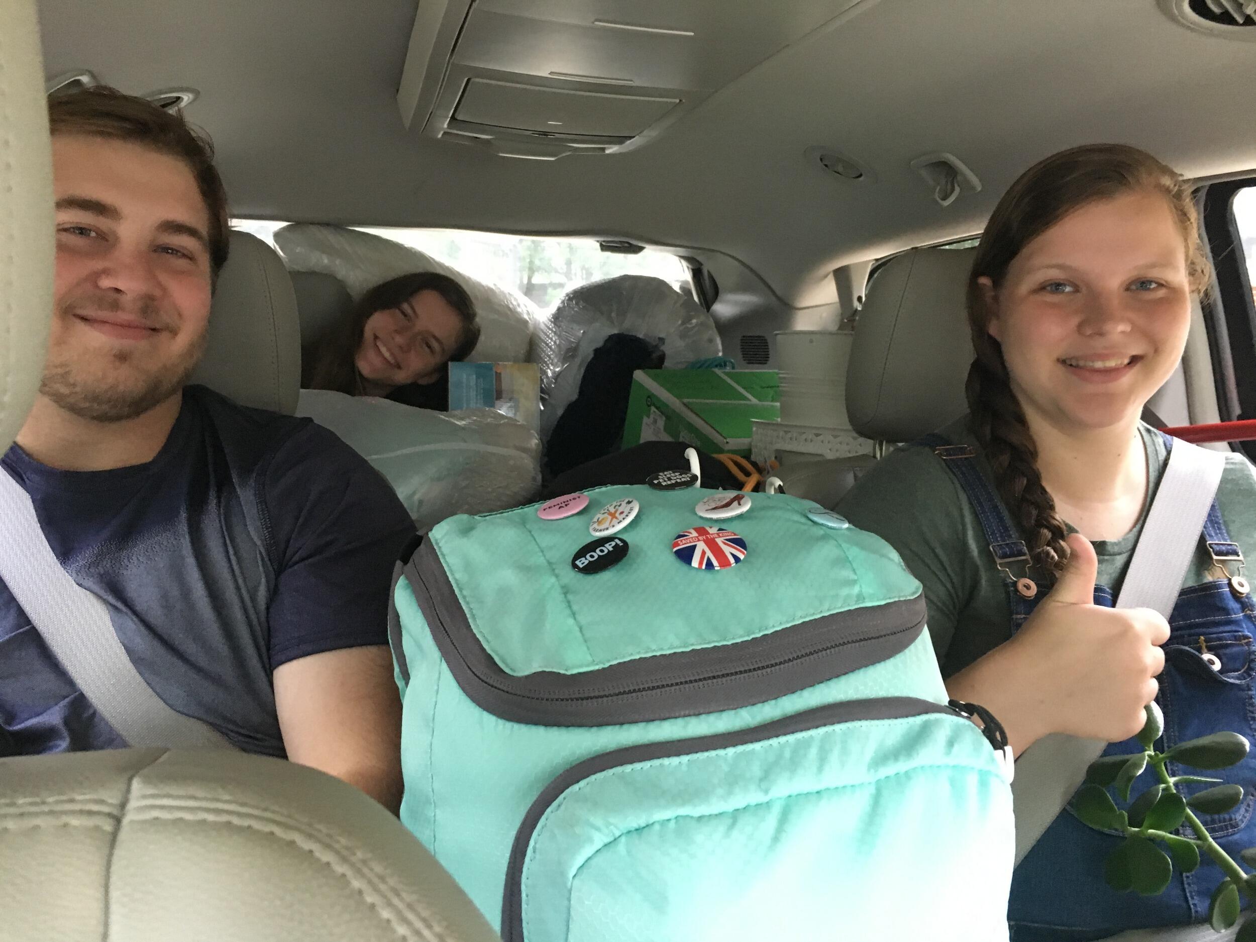 After high school we started some new adventures and moved Felicity into her first dorm.