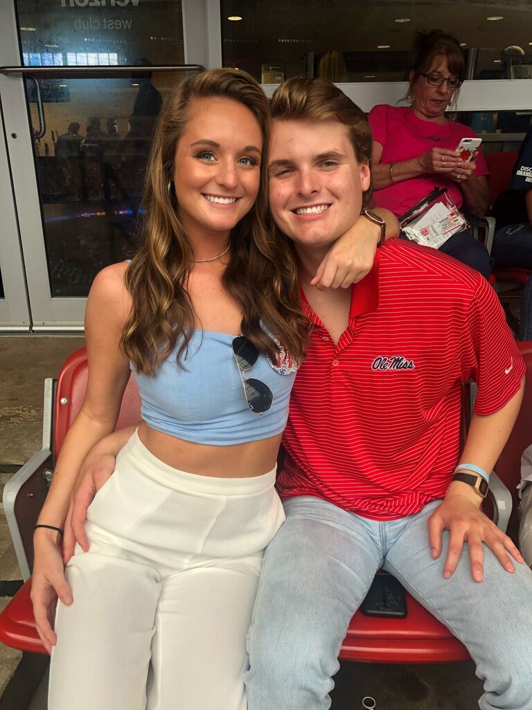 First Ole Miss football game together and Savannah's first time to Texas- Yee Haw!