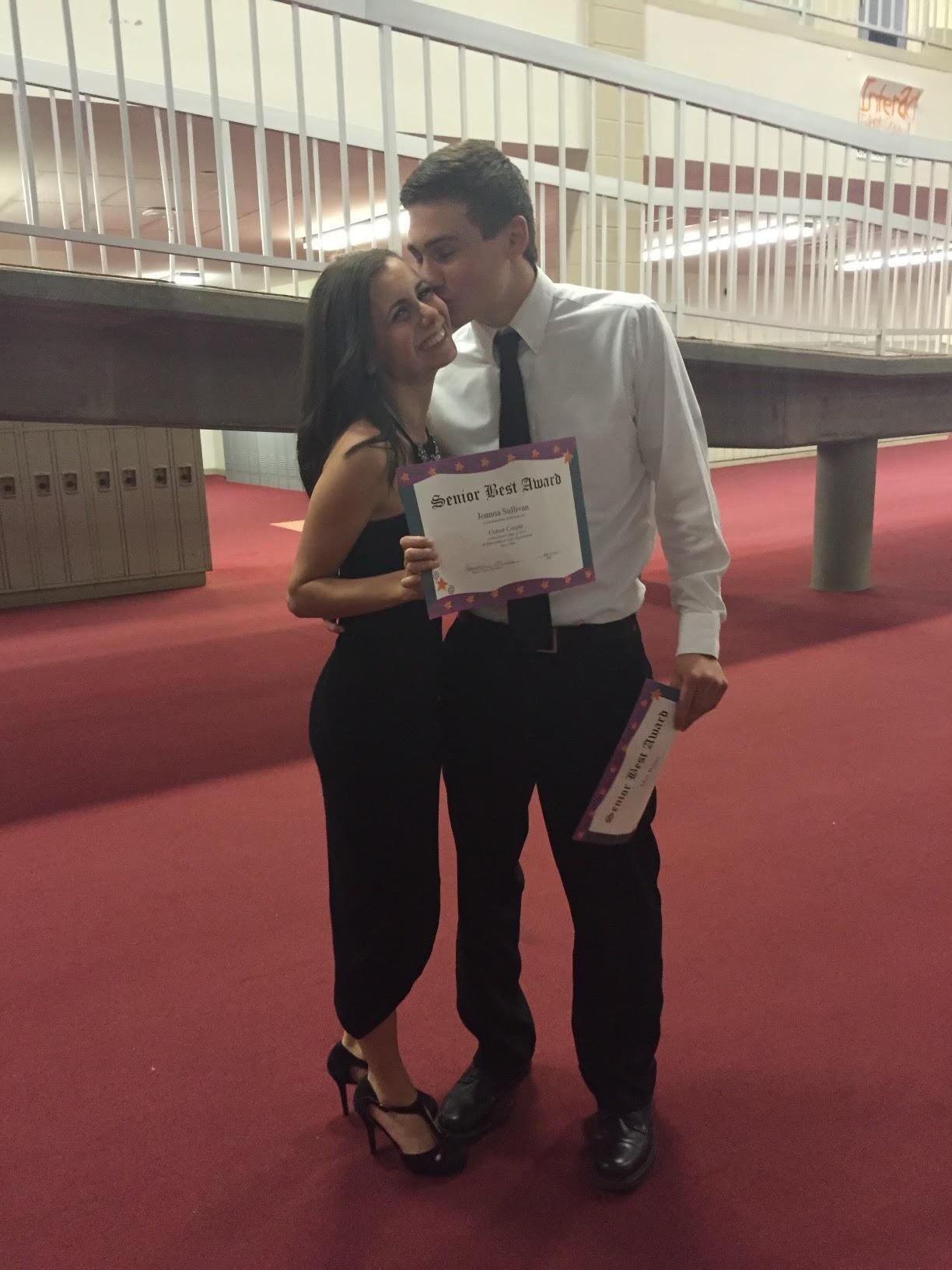 Joanna and Max were voted Stow High School's Cutest Couple of 2015 for their senior year superlative. 