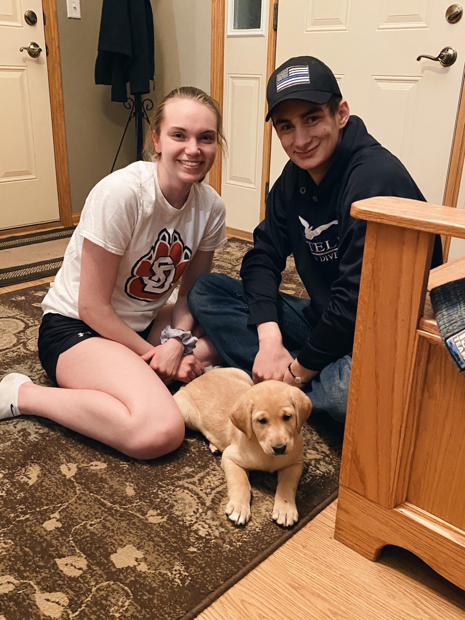 Alex and Madelynn got Luna at the start of COVID.