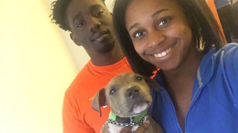 Baby Astro joins the family! While MaKayla and Shawn are big Braves fans now, they would like to explain they were unaware of the rivalry between the Braves and Astros and named their puppy after the World Series Champs that year, The Houston Astros!