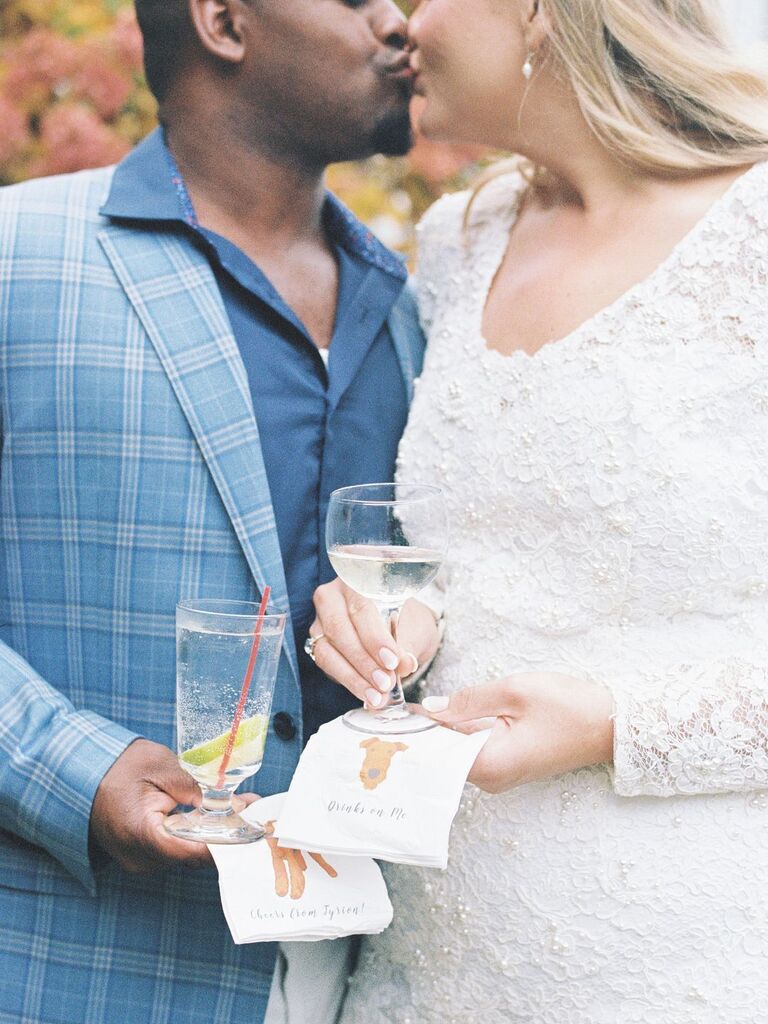Alençon lace wedding dress