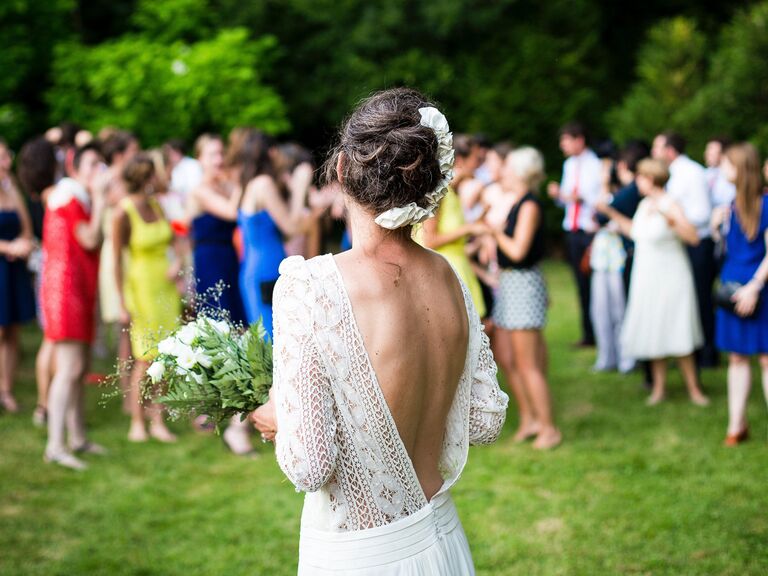 Can you wear white outlet to a wedding reception