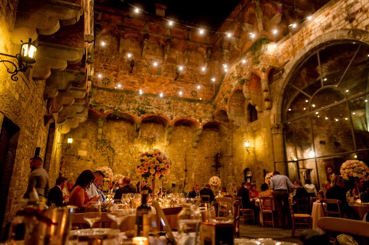 Romantic Castello Di Vincigliata Italian Wedding Reception