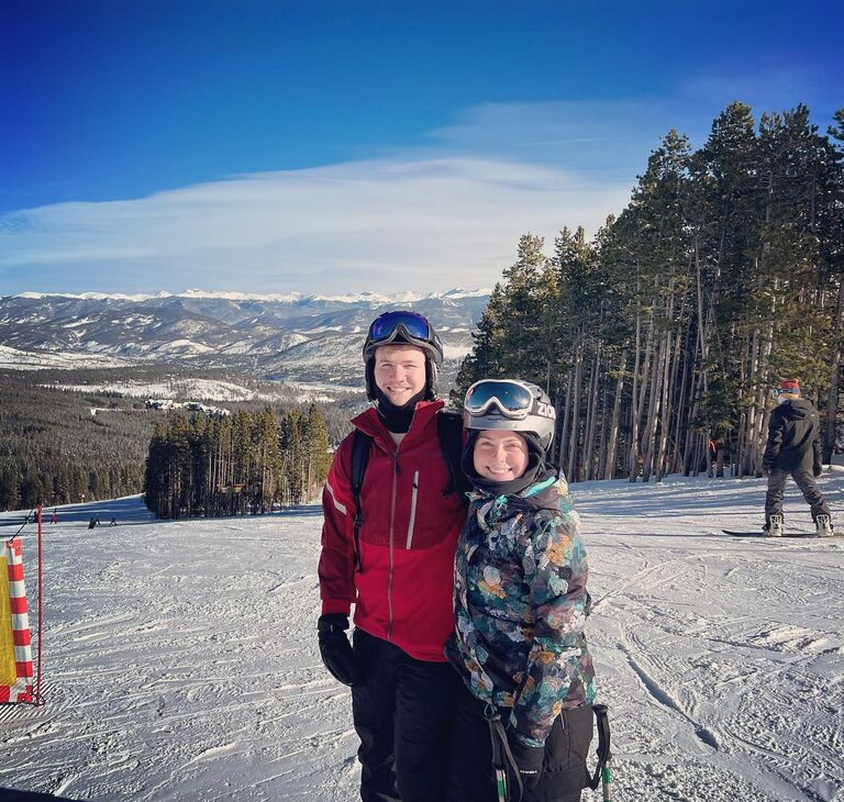First ski trip together.