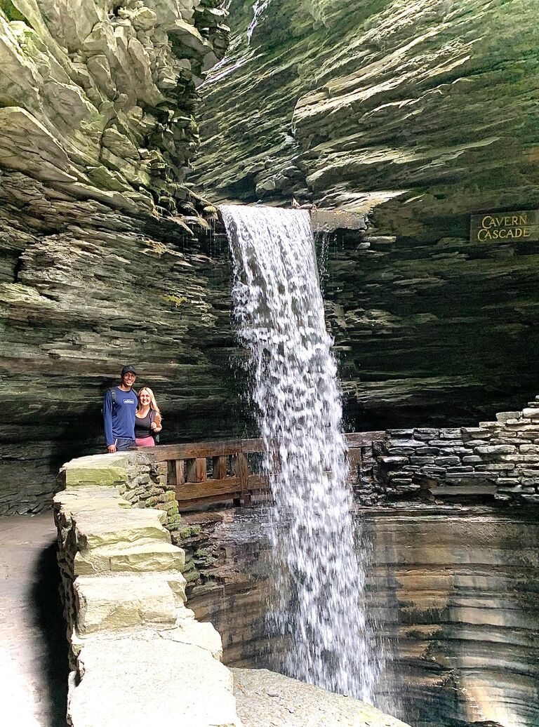Our first vacation we went to New York State & explored the Finger Lakes