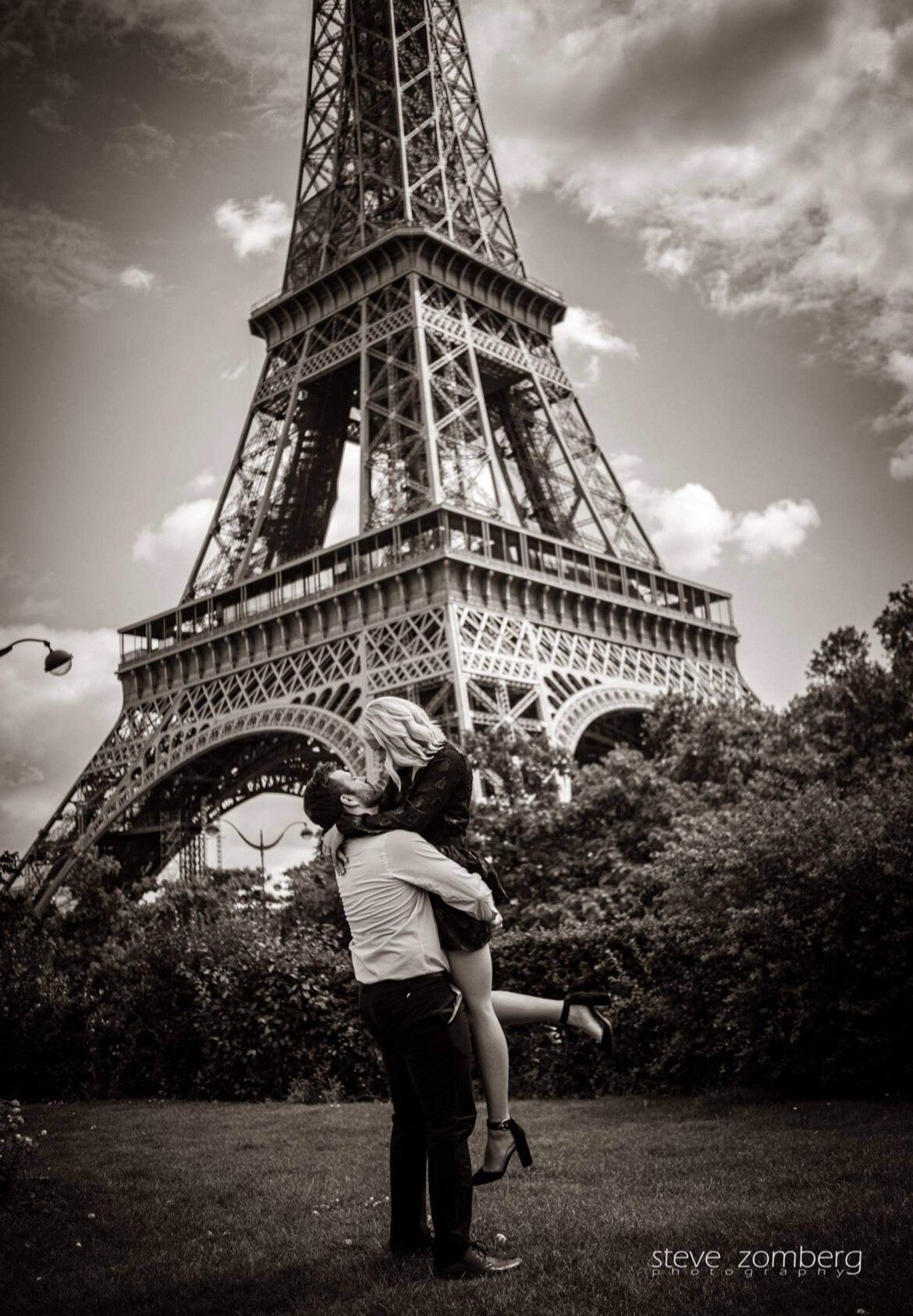Engagement photo shoot in Paris! PC: Steve Zomberg 