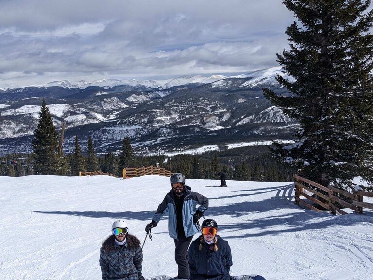 2nd trip snowboarding, Breckenridge, CO.
