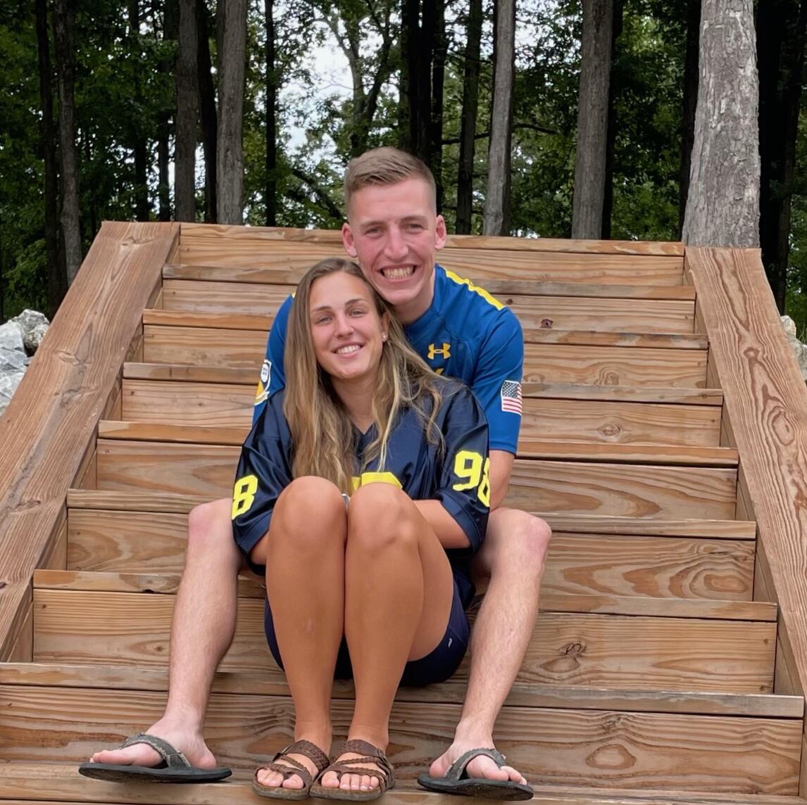 They quickly discovered a shared love of College Gameday and football Saturdays, as well as a shared love for Blue and Gold.
